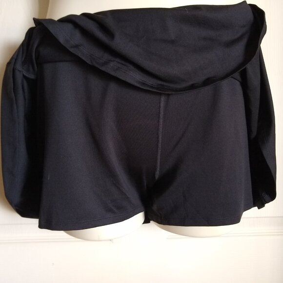 black Old Navy active tennis pleated skirt/Scorts size xxlarge 16 - Picture 3 of 7